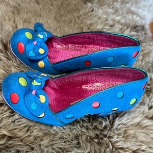 NWOT polka dot heels